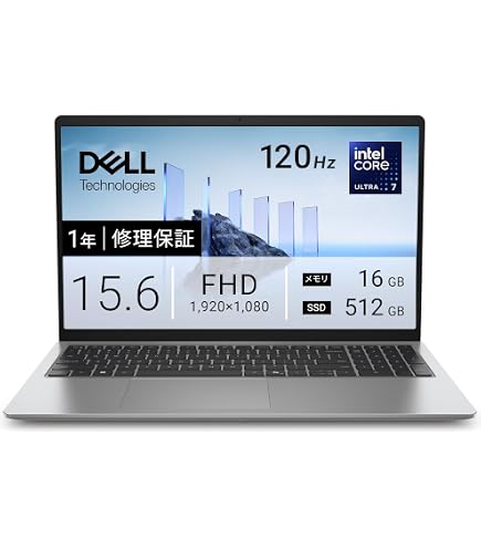 Amazon.co.jp: Dell ノートパソコン Dell 15 D15260 15.6インチ Intel